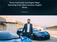 Rimac predstavio prvi Bugatti dizajniran pod njegovim vodstvom, kaže da je već rasprodan